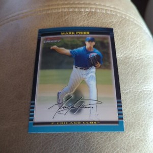 2002 Bowman Chrome #247 Mark Prior Chicago Cubs Baseball Card 