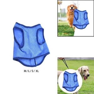 Dog Cooling Vest Instant Cooling Mesh Ice Vest for Hiking Walking Training - Picture 1 of 22