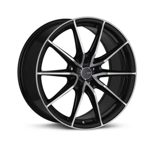 16x7 +38 Enkei DRACO 5x114.3 Black Mach Wheels (Set of 4) - Picture 1 of 2