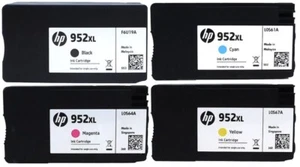 4er-PACK HP ORIGINAL 952XL SCHWARZ & FARBE TINTE (KEINE EINZELHANDELSVERPACKUNG) für Officejet Pro 8710 - Bild 1 von 2