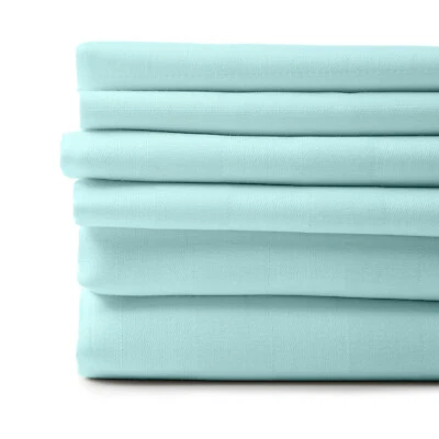 1800 COUNT 6 PIECE EGYPTIAN COTTON FEEL SOFT SHEETS DEEP POCKETS 4 PILLOWCASES - Image 1 of 4