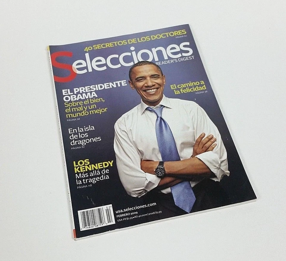 Selecciones Magazine by Reader's Digest - Barack Obama - febrero 2009 - Image 1 of 1