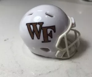 Wake Forest Demon Deacons 2013 white custom pocket pro helmet ACC - Picture 1 of 1