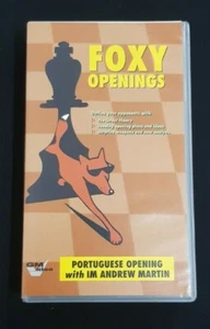 Foxy Openings GM Video Portuguese Opening IM Andrew Martin VHS Tape Chess 1998 - Picture 1 of 5