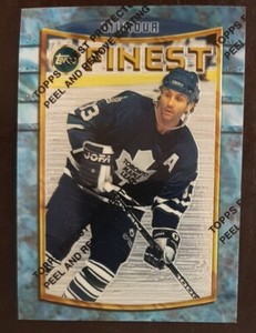 1995 Topps Finest Doug Gilmour #100 Hockey Card