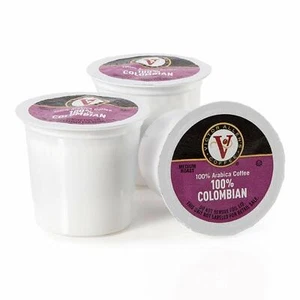 Victor Allen 100% Colombian Coffee 12 to 200 Keurig K cup Pods FREE SHIPPING - Picture 1 of 5