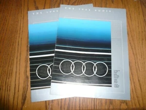 Audi 4000S 5000S 1984 sedanes vagones cupé folleto de ventas - vintage - 2 para 1 - Imagen 1 de 3