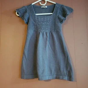 Old Navy Girls Sz Medium Gray Peasant/Sweater Top - Picture 1 of 5