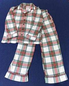Wondershop Unisex Kids’ Plaid Flannel (2) Piece Pajama Set EUC - Size 6 - Picture 1 of 5
