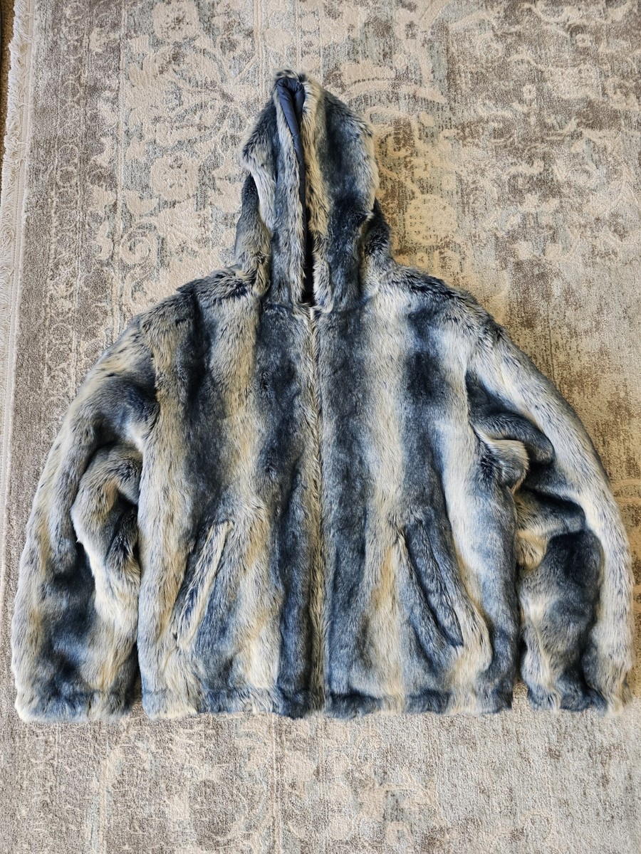 Supreme Faux Fur Outer Shell Coats, Jackets & Vests Blue for Supreme Faux Fur Outer Shell Coats, Jackets & Vests Blue for