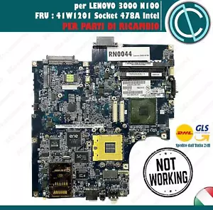 SCHEDA MADRE IBM LENOVO 3000 N100 HDL10 01 LA-3111P 41W1201 SOCKET 478A INTEL - Imagen 1 de 2