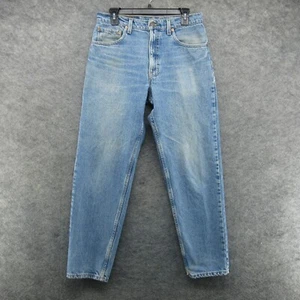 VTG Levis Jeans Mens 33x32 (Fits 30x31) Blue 550 Relaxed Tapered Made in USA 90s - Picture 1 of 24