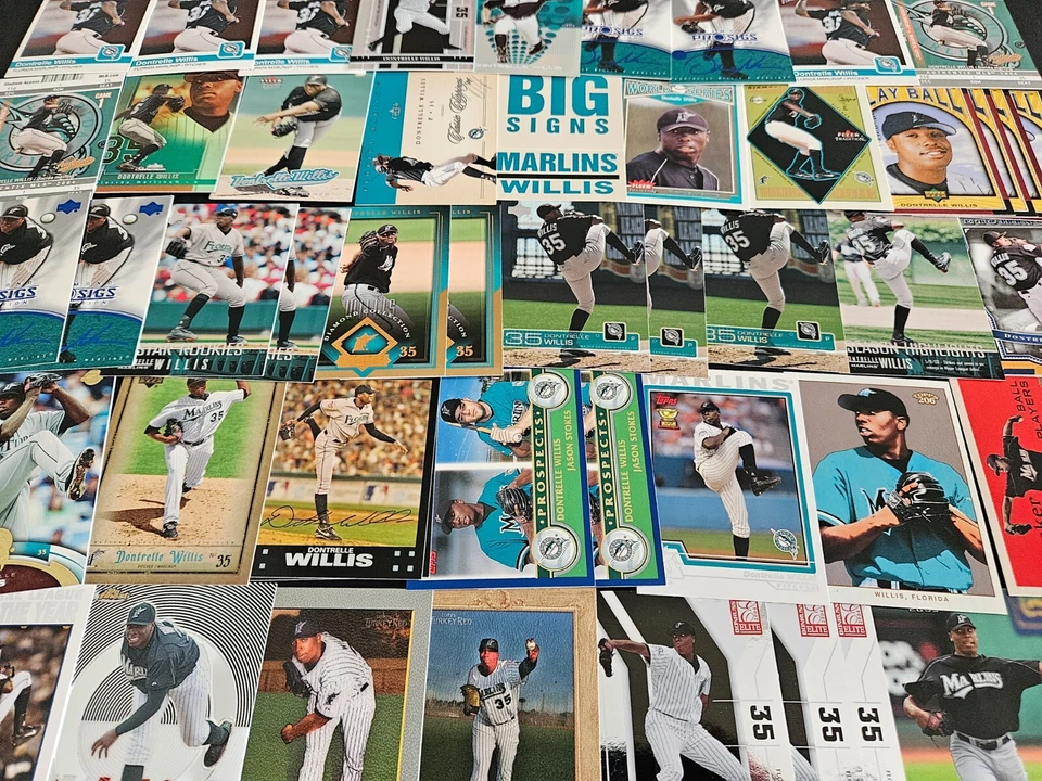 DONTRELLE WILLIS YOU PICK SEE SCANS OF EVERY CARD RC, INSERTS HIGH GRADE CARDS - Image 1 of 1