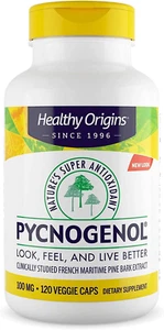 Healthy Origins Pycnogenol 100 Mg Super Antioxidant Cardiovascular Support 120Ca - Picture 1 of 12
