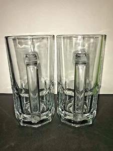 2..MONSTER HEAVY BEER GLASS MUGS..LIBBEY 33.8 OZ - Picture 1 of 7