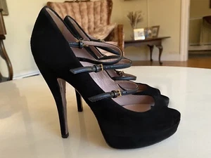 Gucci Schuhe Pumps schwarz Absatz Damengröße 6,5 Einzelhandel 895 $ - Bild 1 von 3