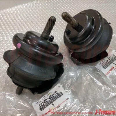 TOYOTA SOARER LEXUS SC300 SC400 Genuine 1JZ-GTE 2JZ-GTE Engine Mount x2 Set OEM - Image 1 of 4