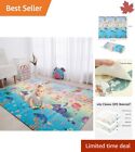 Plush Dual-Sided Reversible Baby Play Mat - Thick Foam - Non-Slip - 5 x 7 FT