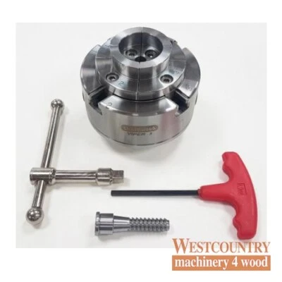 Portabrocas Charnwood VIPER3R 95 mm de diámetro, 4 mordazas engranadas - Imagen 1 de 4