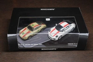 Porsche 911 (991) R - 2016 / 1967 Record Car Monza Minichamps 1:43 Set RARO - Foto 1 di 8