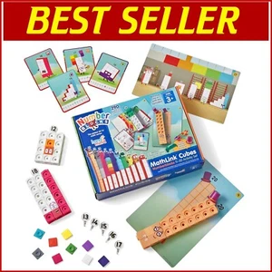 Fun 11-20 Numberblocks MathLink Activity Set with 155 Cubes & TV Link Activities - Picture 1 of 9
