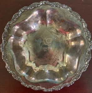 Carrols restaurant 1987 service award silver bowl rare!! - Picture 1 of 5