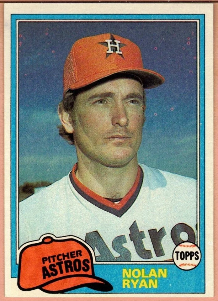 Nolan Ryan Baseball Card Singles You Pick - Image 1 of 1