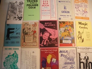 15 LOT Vintage magic books catalogs Abbott's Fantasio Silk King Frazee's - Picture 1 of 11