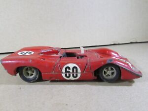 40W Vintage 1971 Dinky Triang 1432 France Ferrari 312 P #60 Red 1:43 Meccano