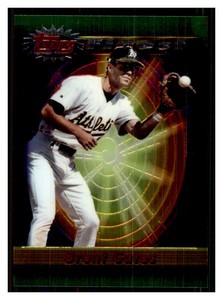1994 Finest Brent Gates #7   Oakland Athletics