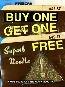 New Pfanstiehl 645-S7 Stylus 115061 115059 645S7 RCA  Buy One Get One Free - Picture 1 of 3