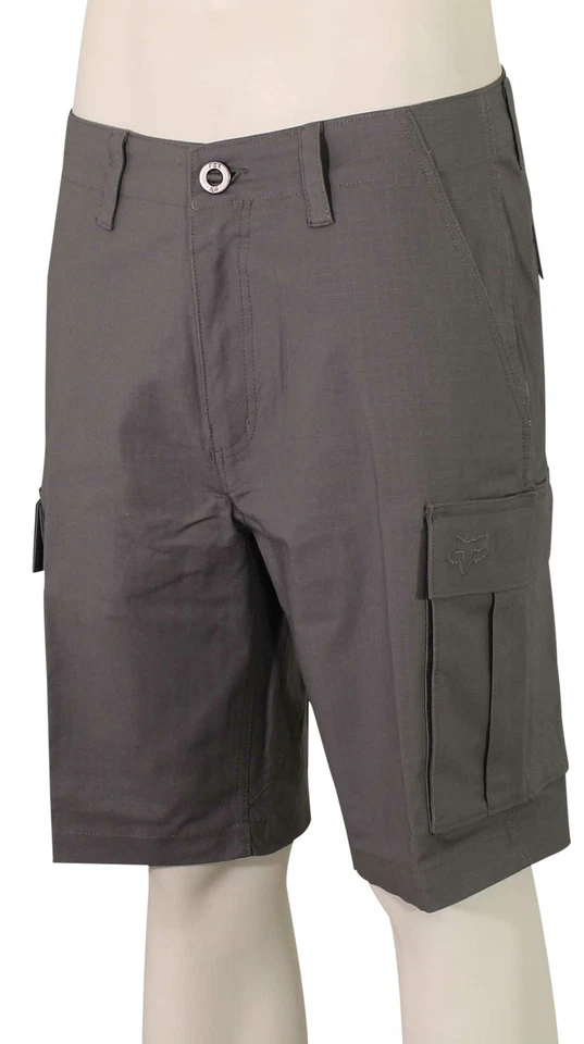 Fox Racing Slambozo 2.0 Shorts Pewter Gray Cargo 9.5" Inseam Men's Size 30