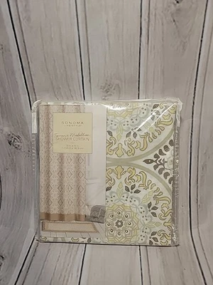 Cortina de Ducha Sonoma Terrance Medallion 70x72 Multicolor  Foto 1 de 3