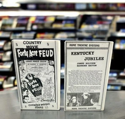 2 Vintage VHS Movies FORTY ACRE FEUD & KENTUCKY JUBILEE Very Low Production EUC - Image 1 of 4