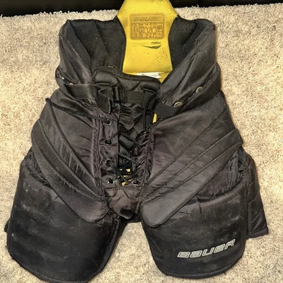 Pantalones de portero grandes Bauer Supreme One.7 Thermomax Jr - Ver fotos (algunas áreas desgastadas) Foto 1 de 4