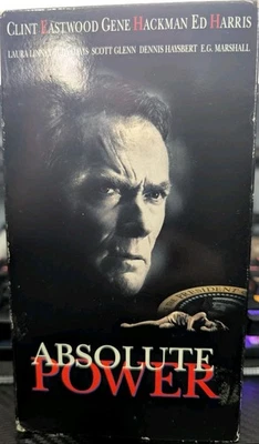 Absolute Power (VHS) 1997 Clint Eastwood, Gene Hackman, Laura Linney/Ex Rental/e - Image 1 of 4