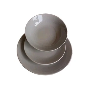 Juego De Platos 18 Piezas De Cerámica Gris, Casa Milano - Imagen 1 de 4