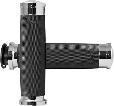 Empuñaduras de contorno personalizadas Avon cromadas Indian Touring modelos IN-TO-CC-85-CH Foto 1 de 2