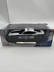 MAISTO 2015 FORD MUSTANG GT POLICE CAR 1:18 SCALE DIE CAST! FREE SHIPPING - Picture 1 of 12