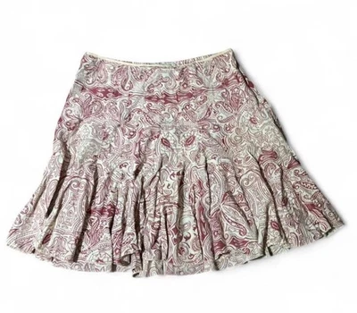 Polo Jean Company Ralph Lauren De Colección Rojo Blanco Paisley Calce Y Falda Acampanada Talla 2 Foto 1 de 4