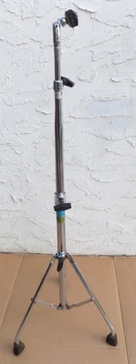 Soporte de platillo vintage años 70 azul y oliva Ludwig cromado Foto 1 de 4