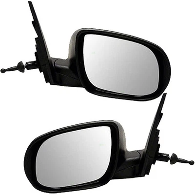 For 10-11 Rio, Rio5 Rear View Door Mirror Manual Remote w/Lever Folding PAIR SET - Image 1 of 4