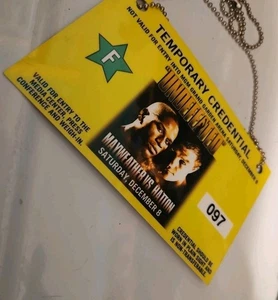 Floyd Mayweather Ricky Hatton CREDENTIAL Medienausweis AUTHENTISCH MGM GRAND GARDEN.  - Bild 1 von 3