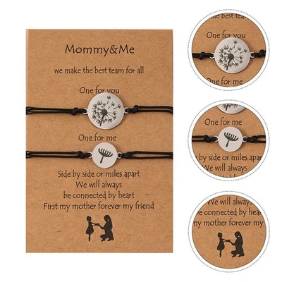  Armband Mutter Eltern-Kind Löwenzahn Passendes Passender Armreif - Bild 1 von 4