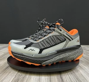 Skechers Max Cushioning Premier Trail 2.0 -Transfuse Charcoal Orange Men’s 8 New - Picture 1 of 11