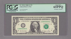 COLLECTORS ITEM #13 - FANCY BINARY SERIAL 88808080 - PCGS GRADE 65 - evTT768g - Picture 1 of 2