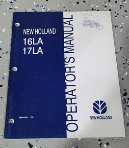 NUEVO HOLLAND MANUAL DEL OPERADOR/PROPIETARIO - ELEVADOR DE CUBO TRACTOR - 16LA/17LA - Imagen 1 de 2