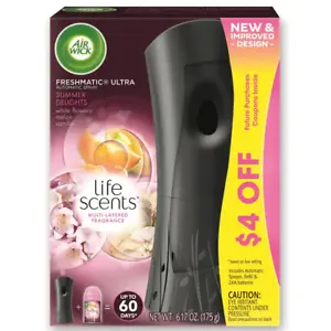 Life Scents Freshmatic Ultra 6.17 Oz. Summer Delights Automatic Air Freshener Di - Picture 1 of 1