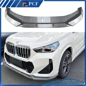 Fit for BMW X1 U11 U12 M Sport 2023 2024 Front Bumper Spoiler Lip Carbon Fibre - Picture 1 of 10
