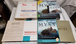 Broderbund -Myst, The Surrealistic Adventure, MPS Windows CD Rom - 1993 Big Box - Imagen 1 de 16